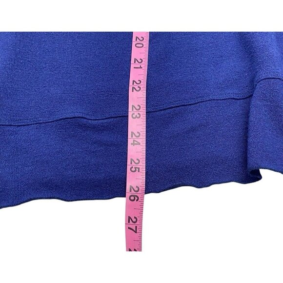 Soft Surroundings Women B’Call Tunic Size PXL Blue Long Sleeve Pullover 6-27 - Picture 5 of 9
